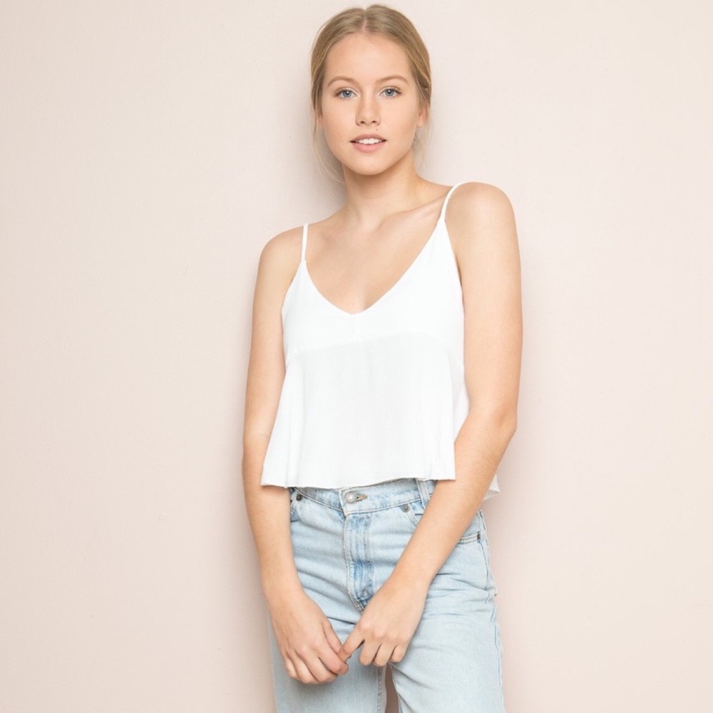 Brandy Melville White Adalia Tank